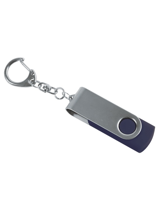 ON™ Rotatable, 8 GB, rubberised ABS/metal pen drive. Upload on request with delivery in 2 week