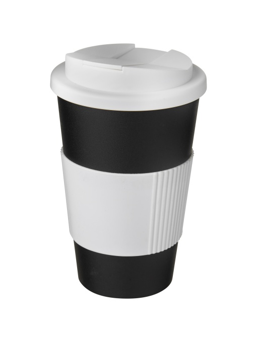 PF™ Americano® 350 ml tumbler with grip &amp; spill-proof lid