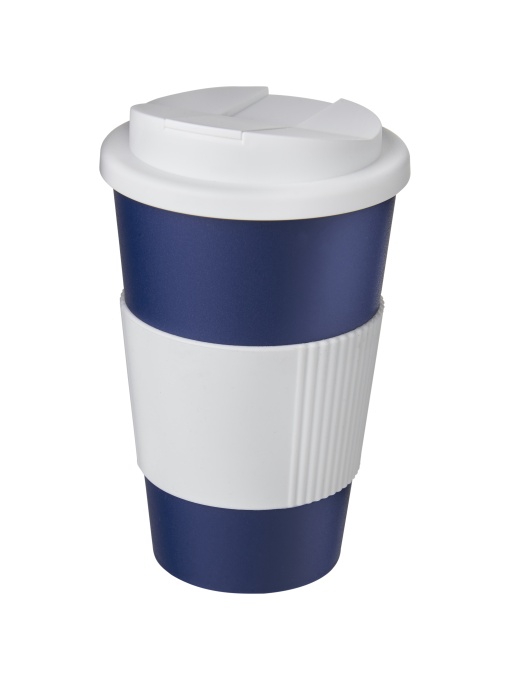 PF™ Americano® 350 ml tumbler with grip &amp; spill-proof lid