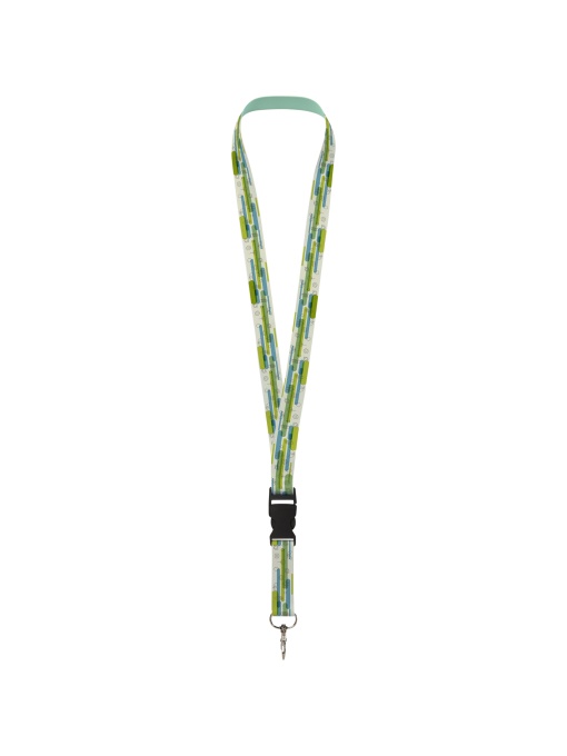 PF™ Bucks recycled PET lanyard with safety buckle