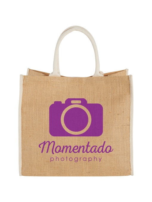 PF™ Harry coloured edge jute tote bag 25L - Img 1