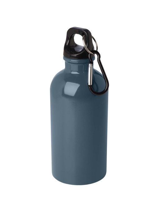 PF™ Oregon 400 ml RCS certified single wall stainless steel water bottle with carabiner - Img 1