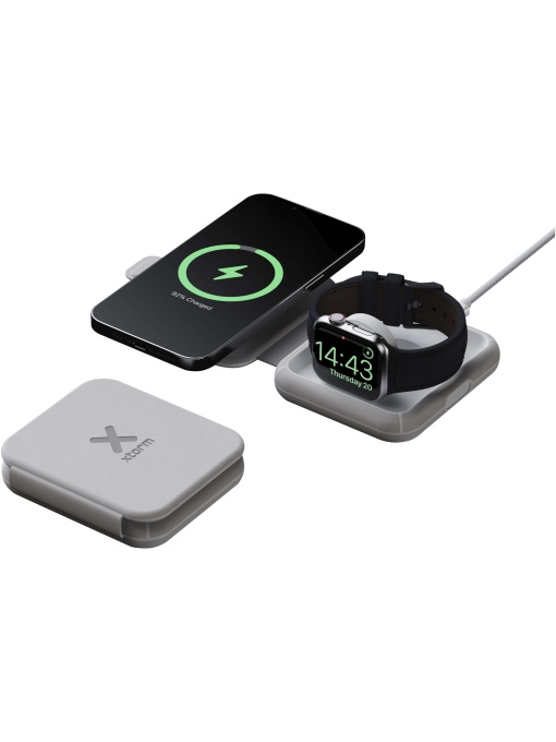 PF™ Xtorm XWF21 încărcător wireless pliabil 2-în-1 15W pentru voiaj