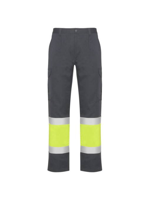 RO™ NAOS | Pantaloni vară hi-vis, multipocket | 80 % poliester / 20 % bumbac twill | 200 gsm