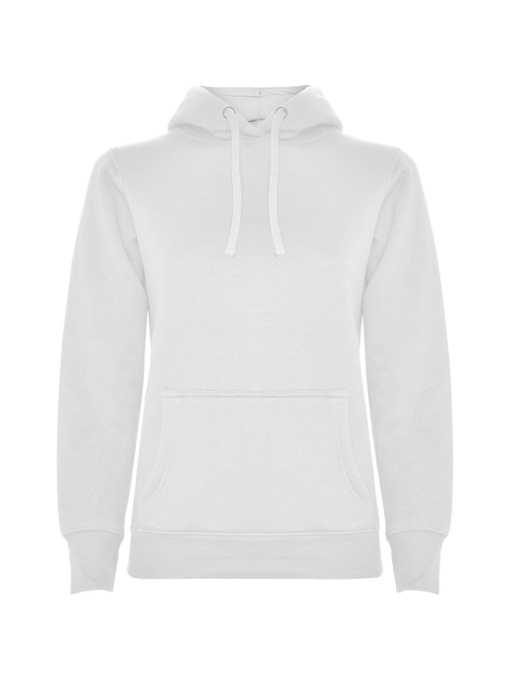 RO™ URBAN WOMAN | Women’s fitted sweatshirt with two-colour double-fabric hood, contrasting drawcord, reinforced seams, kangaroo pocket | 50 % cotton / 50 % polyester, brushed fleece | 280 gsm (Heather 58: 55 % cotton / 40 % polyester / 5 % viscose)