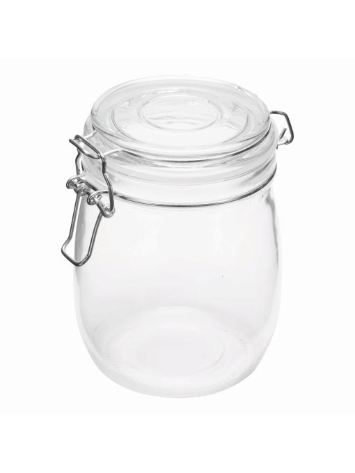 TOP™  Glass storage jar CLICKY L, approx. 750 ml