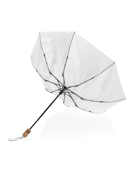 XD™ 21&quot; Impact AWARE™ RPET 190T bamboo auto open/close umbrella - Img 1