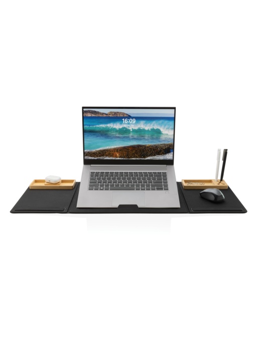 XD™ Impact AWARE™ – Organizator pliabil birou + suport laptop, din RPET reciclat