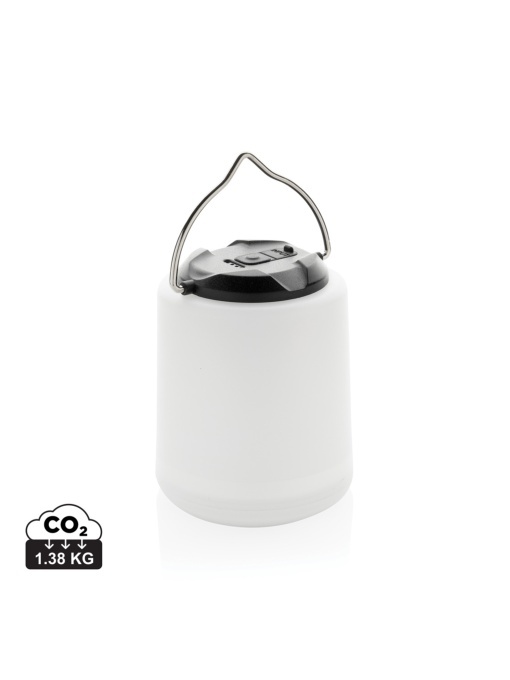 XD™ Limio RCS recycled plastic portable re-chargeable table lamp