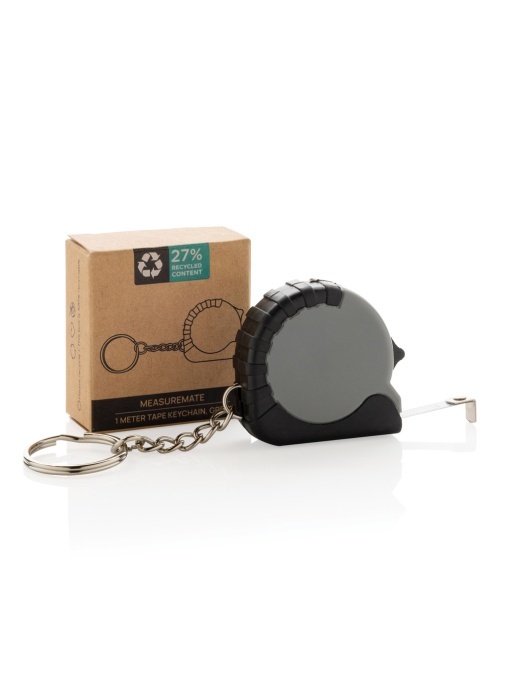 XD™ MeasureMate RCS reycled ABS 1 meter tape keychain - Img 1