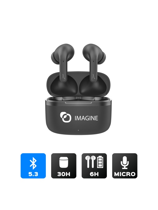 AK™ KENDO Căști premium Bluetooth True Wireless negre