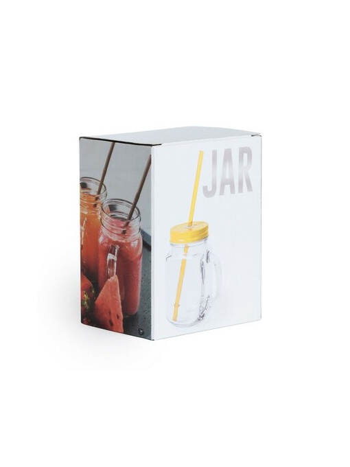 AX™ Drinking jar 500 ml with straw