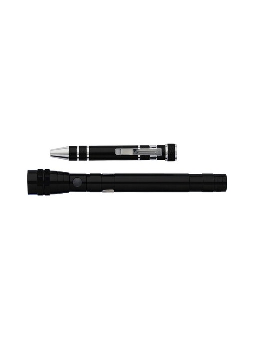 AX™ set de scule, șurubelniță, 8 biți, lanternă telescopică 3 LED