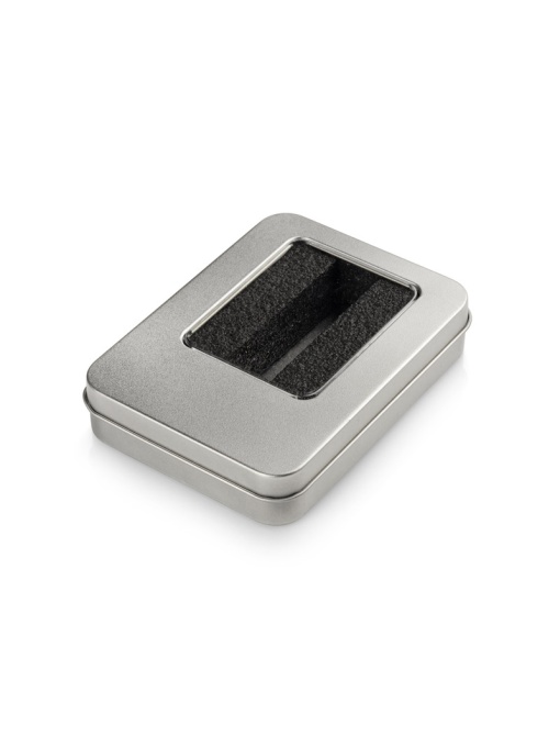 BLUE C™ Cutie metalică mare pentru memorii USB mai mari (cu insert)