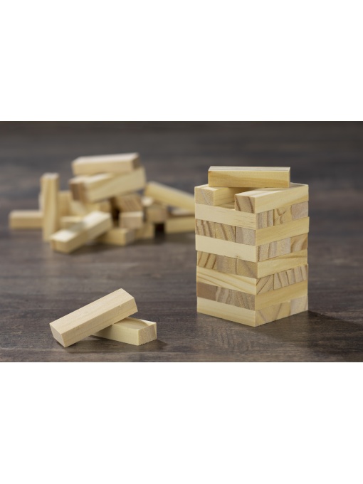 BLUE C™ Wooden game BRICKS