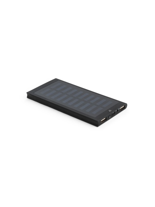 hi!™ CLERK Power bank de 8.000 mAh cu panou solar din aluminiu 100% reciclat