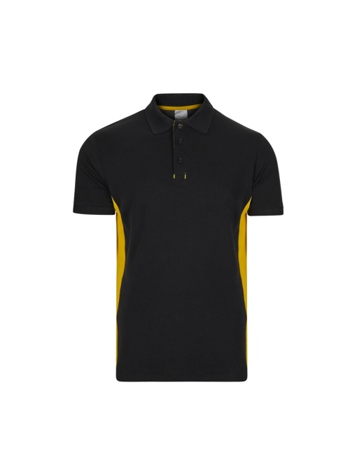 hi!™ VL SUPAY Tricou polo piqué bicolor (180g/m²), cu mânecă scurtă, din bumbac (60%) și poliester (40%)
