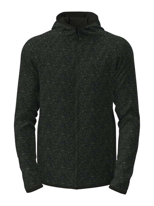 Lux Hooded Knit Fleece Jacket for men