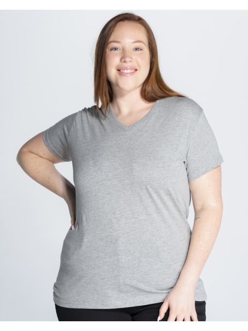 JHK™ Tricou Curves cu Guler în V