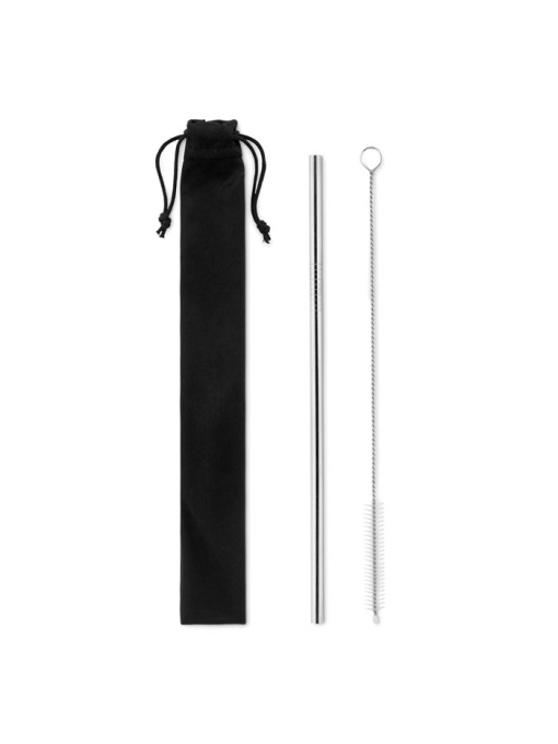 MO™ Cold straw – Pai și perie SS în husă.
