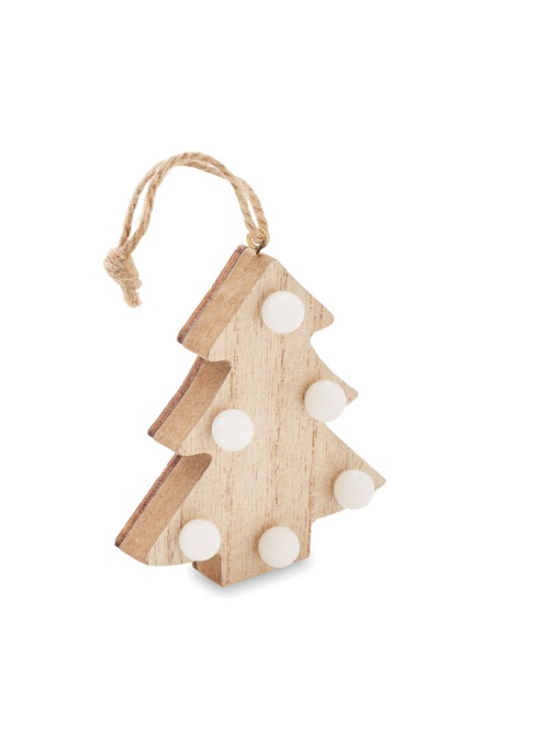 MO™ Lulie – Wooden tree decoration with light