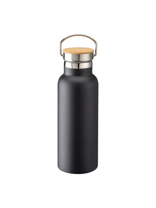ON™ Double wall stainless steel insulating vacuum flask with bamboo lid (500 ml)