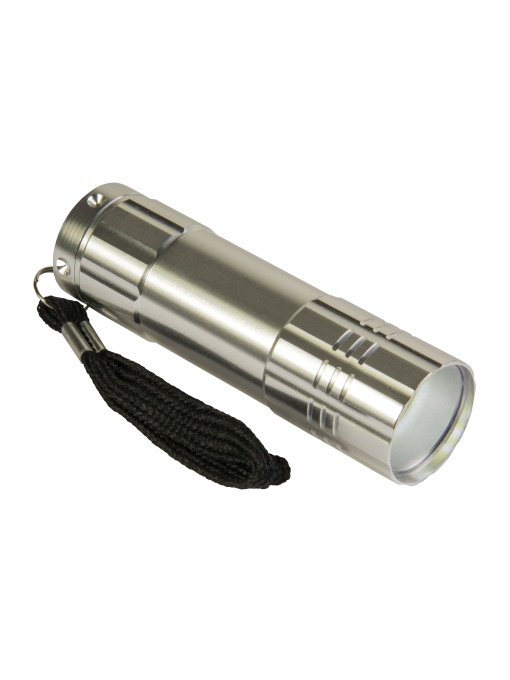ON™ Aluminium COB LED (Chip On Board) torch with string (batteries NOT included)