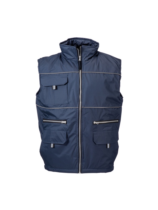 ON™ Padded, water-resistant polyester vest with reflective piping and pongee mesh inner lining - Img 1