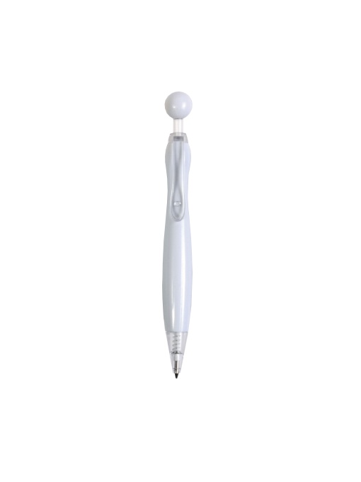 ON™ Pix cu clic din plastic, cu buton rotund colorat