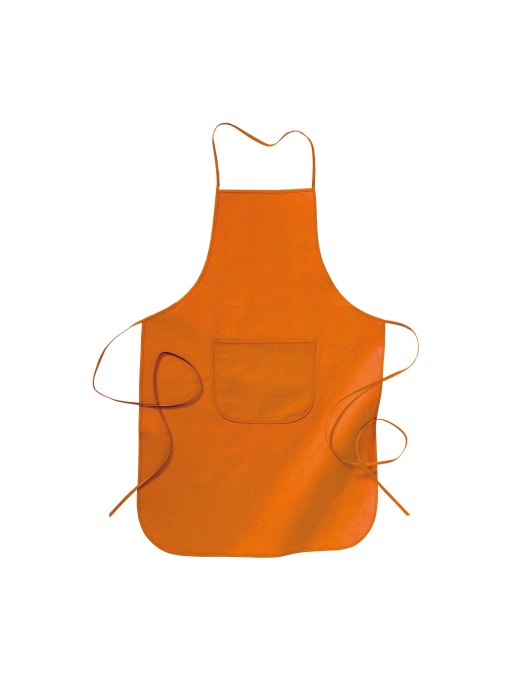 ON™ Non-woven fabric (80 g/m2) long cooking apron with front pocket, 60 x 90 cm