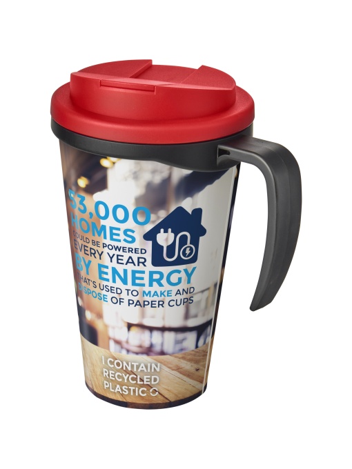 PF™ Brite-Americano® Grande 350 ml mug with spill-proof lid