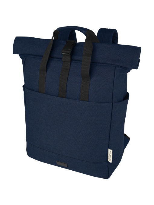 PF™ Joey rucsac rolltop pentru laptop 15” din canvas GRS reciclat 15L