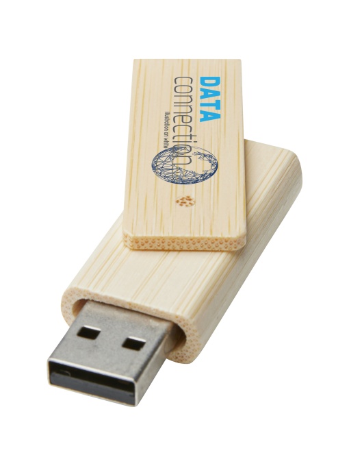 PF™ Rotate stick USB din bambus 4GB - Img 1