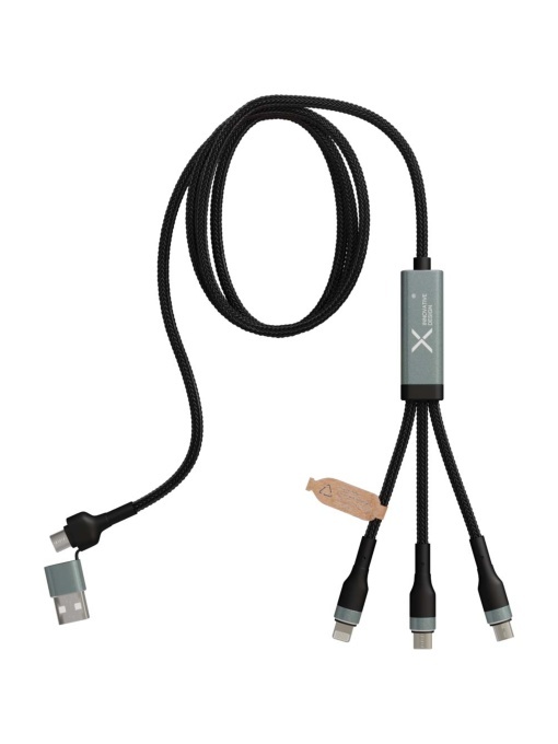 PF™ SCX.design C53 cablu de încărcare rPET 5-în-1 ultra rapid 100W