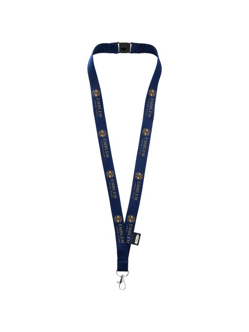 PF™ Tom lanyard din PET reciclat cu sistem breakaway - Img 1