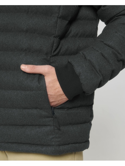 ST/™ Stanley Voyager Wool-Like - Jacheta matlasată bărbătească, aspect lână - Img 1