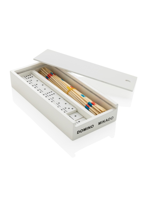 XD™ Joc Mikado/Domino deluxe în cutie de lemn