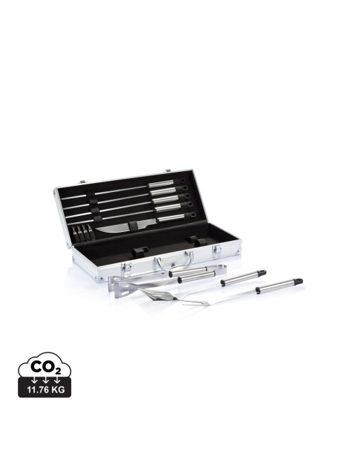 XD™ Set grătar 12 piese în cutie aluminiu