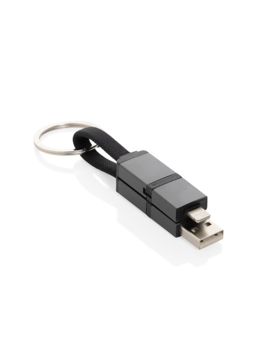 XD™ Terra recycled aluminum 4 in 1 60W fast charging cable