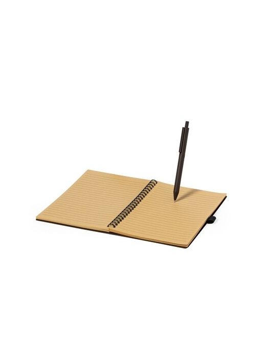AX™ Caiet din fibre de cafea A5 cu pix