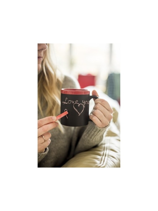 AX™ Ceramic mug for drawing 300 ml, chalk | Hayes
