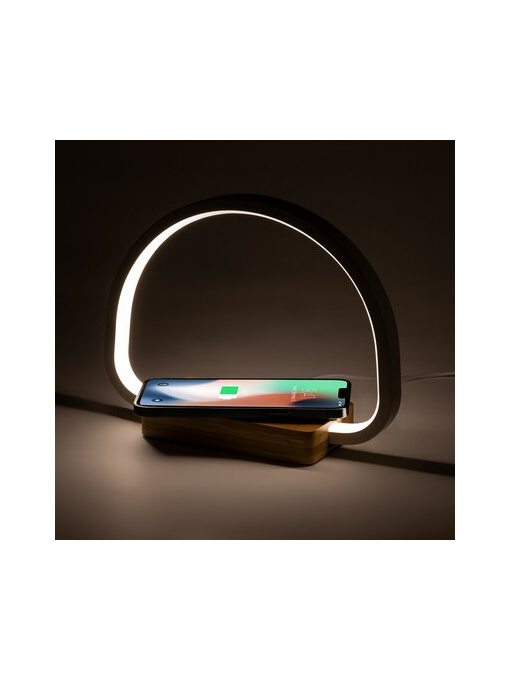 AX™ Desk lamp, bamboo wireless charger 10W