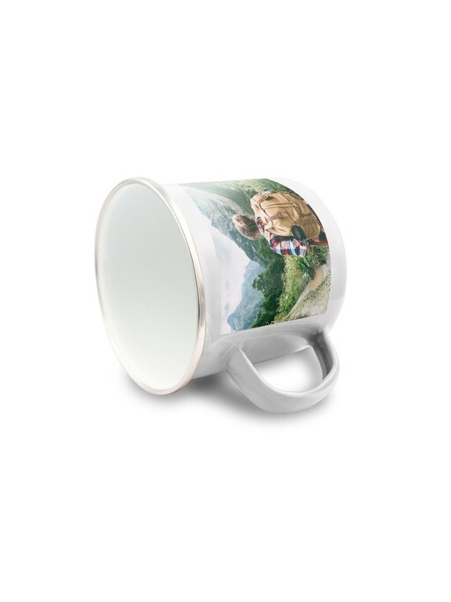 AX™ Enamel mug 360 ml | Sandra