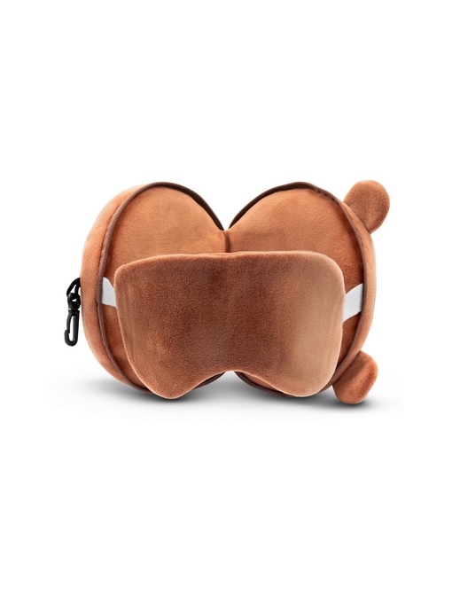 AX™ Plush teddy bear, travel pillow, eye mask | Ren