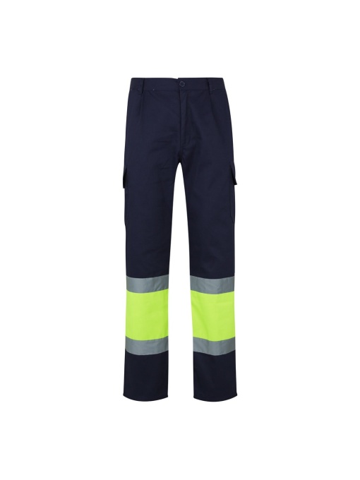 hi!™ VL POSEIDON LARGE Pantaloni din twill cu buzunare multiple în două tonuri (210g/m²), din bumbac (20%) și poliester (80%)