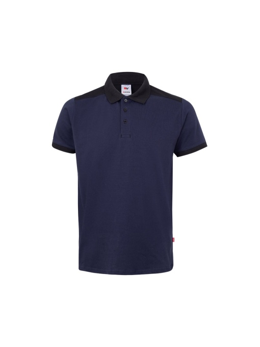 hi!™ VL VELES Cămașă polo piqué stretch bicolor (200 g/m²), cu mâneci scurte, din poliester (96%) și elastan (4%)