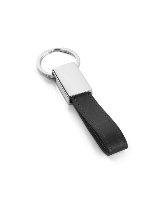 hi!™ WATOH Metal and PU Round Keychain