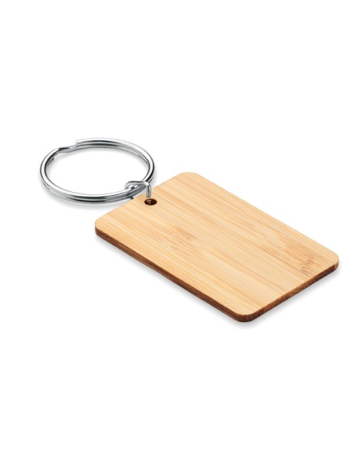 MO™ Angleboo – Breloc dreptunghiular din bambu