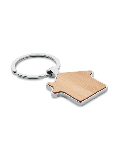 MO™ Burnie – House-shaped bamboo keyring