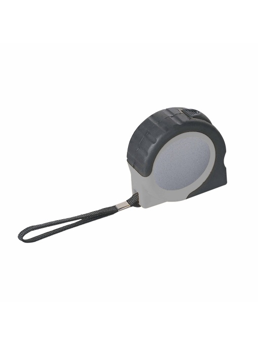ON™ ABS 5-metre quick-release tape measure with lock button, rubber grip and belt clip